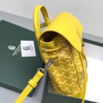 Goyard goyardalpin mini backpack yellow Size: 8.5*18.5*21.5cm - Image 2