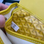 Goyard goyardalpin mini backpack yellow Size: 8.5*18.5*21.5cm - Image 7