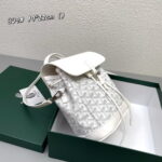 Goyard goyardalpin mini backpack white Size: 8.5*18.5*21.5cm - Image 2