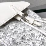 Goyard goyardalpin mini backpack white Size: 8.5*18.5*21.5cm - Image 5