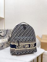 Dior Book Tote backpack blue size: 33*40*12cm