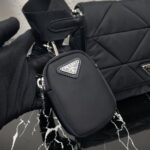 Prada Re-Nylon Three-piece set 1BD290 Shoulder bag black size: 24cmx*17.5cm*8.5cm - Image 2