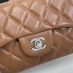 Chanel cf Square Fat 1115 sheepskin leather orange size: 18*14*7cm - Image 2