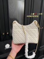 Chanel HOBO bag Oil wax leather white 3690 size: 22*20cm - Image 5