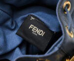 FENDI mini bucket bag 0189 Blue - Image 5