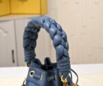 FENDI mini bucket bag 0189 Blue - Image 4