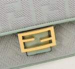 FENDI Baguette F embroidery Light Green shoulderbag F2029 Size: 26*5*15CM - Image 2