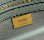 FENDI Baguette F embroidery Light Green shoulderbag F2029 Size: 26*5*15CM - Image 4