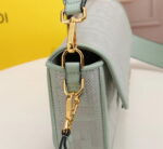 FENDI Baguette F embroidery Light Green shoulderbag F2029 Size: 26*5*15CM - Image 7