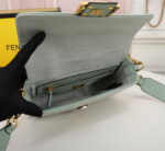 FENDI Baguette F embroidery Light Green shoulderbag F2029 Size: 26*5*15CM - Image 8