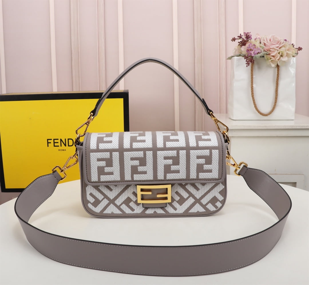 i1681450267_9130_0.jpg FENDI Baguette F embroidery colors shoulderbag F2029 Size: 26*5*15CM - Image 1