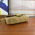 FENDI BAGUETTE Embossed design Ginger Handbag F0191 Size: 26x5x15cm - Image 4