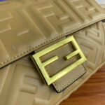 FENDI BAGUETTE Embossed design Ginger Handbag F0191 Size: 26x5x15cm - Image 5