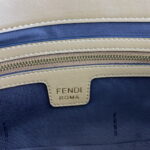 FENDI BAGUETTE Embossed design Ginger Handbag F0191 Size: 26x5x15cm - Image 6