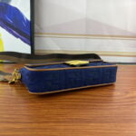 FENDI Baguette F embroidery Dark Blue shoulderbag F2029 Size: 26*5*15CM - Image 7