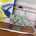 FENDI Baguette Rainbow F embroidery colors shoulderbag F2029 Size: 26*5*15CM - Image 3