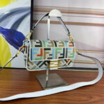 FENDI Baguette Rainbow F embroidery colors shoulderbag F2029 Size: 26*5*15CM - Image 2
