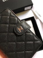 Chanel sheepskin wallet with gold and sliver hardware 50073 size: 15*10cm - Image 3