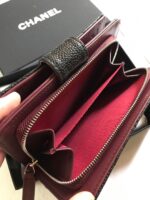 Chanel sheepskin wallet with gold and sliver hardware 50073 size: 15*10cm - Image 2