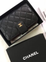 Chanel sheepskin wallet with gold and sliver hardware 50073 size: 15*10cm - Image 9