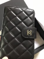 Chanel sheepskin wallet with gold and sliver hardware 50073 size: 15*10cm - Image 16