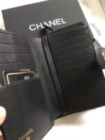 Chanel sheepskin wallet with gold and sliver hardware 50073 size: 15*10cm - Image 19