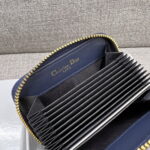 Dior Classic organ card pack with multiple slots Small zipper card bag 6113 size: 11*8*3cm - Image 5