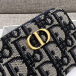 Dior Classic organ card pack with multiple slots Small zipper card bag 6113 size: 11*8*3cm - Image 6