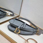 Dior saddle leather with Spaghetti straps size: 25.5 *20 * 6.5cm - Image 7