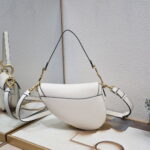 Dior saddle leather with Spaghetti straps white size: 25.5 *20 * 6.5cm - Image 6