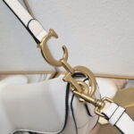 Dior saddle leather with Spaghetti straps white size: 25.5 *20 * 6.5cm - Image 8