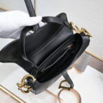 Dior saddle leather with Spaghetti straps black size: 25.5 *20 * 6.5cm - Image 3