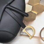 Dior saddle leather with Spaghetti straps black size: 25.5 *20 * 6.5cm - Image 8