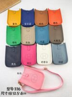 Hermès Evelyn TOGO mini phone bag 336 size: 18*12.5*4cm - Image 2