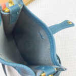 Hermès Evelyn TOGO mini phone bag Linen blue 336 size: 18*12.5*4cm - Image 5