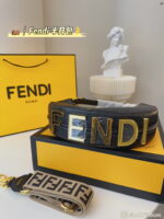 FENDI half moon bag Underarm bag Black - Image 5