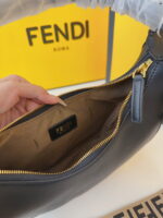 FENDI half moon bag Underarm bag Black - Image 6