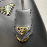 Prada Panier Plain cowhide Bucket bag black size: 15*16*9.5cm - Image 7