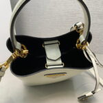 Prada Panier Plain cowhide Bucket bag white size: 15*16*9.5cm - Image 8