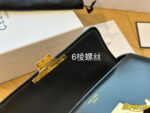 CELINE TRIOMPHE Crossbody bag Black/White/Brown/red  20cm - Image 13