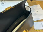 CELINE TRIOMPHE Crossbody bag Black/White/Brown/red  20cm - Image 9