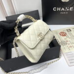 Chanel dark horse Kelly lychee colored cowhide long handle bag - Image 7