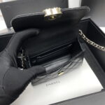 Chanel dark horse Kelly lychee colored cowhide long handle bag - Image 8
