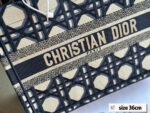 Dior Three-dimensional embroidery Book 23 tote shopping bags size: 26.5*21/36*28/41*35cm - Image 3