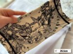 Dior Three-dimensional embroidery Book 23 tote shopping bags size: 26.5*21cm/36*28 cm - Image 8