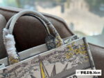 Dior Three-dimensional embroidery Book tote shopping bags size: 26.5*21cm / 36*28 cm - Image 8