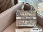 Dior Three-dimensional embroidery Book tote shopping bags size: 26.5*21cm / 36*28 cm - Image 9