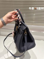Hermès Birkin Togo Calf Gold Hardware Midnight blue size: 30/ 25 - Image 2