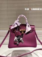 Hermès Birkin Togo Calf Gold Hardware Actino violet size: 30/ 25