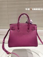 Hermès Birkin Togo Calf Gold Hardware Actino violet size: 30/ 25 - Image 2